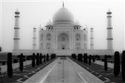 Taj #3 B&W : Agra, India