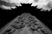 Dark temple #2 fade : Dali, China